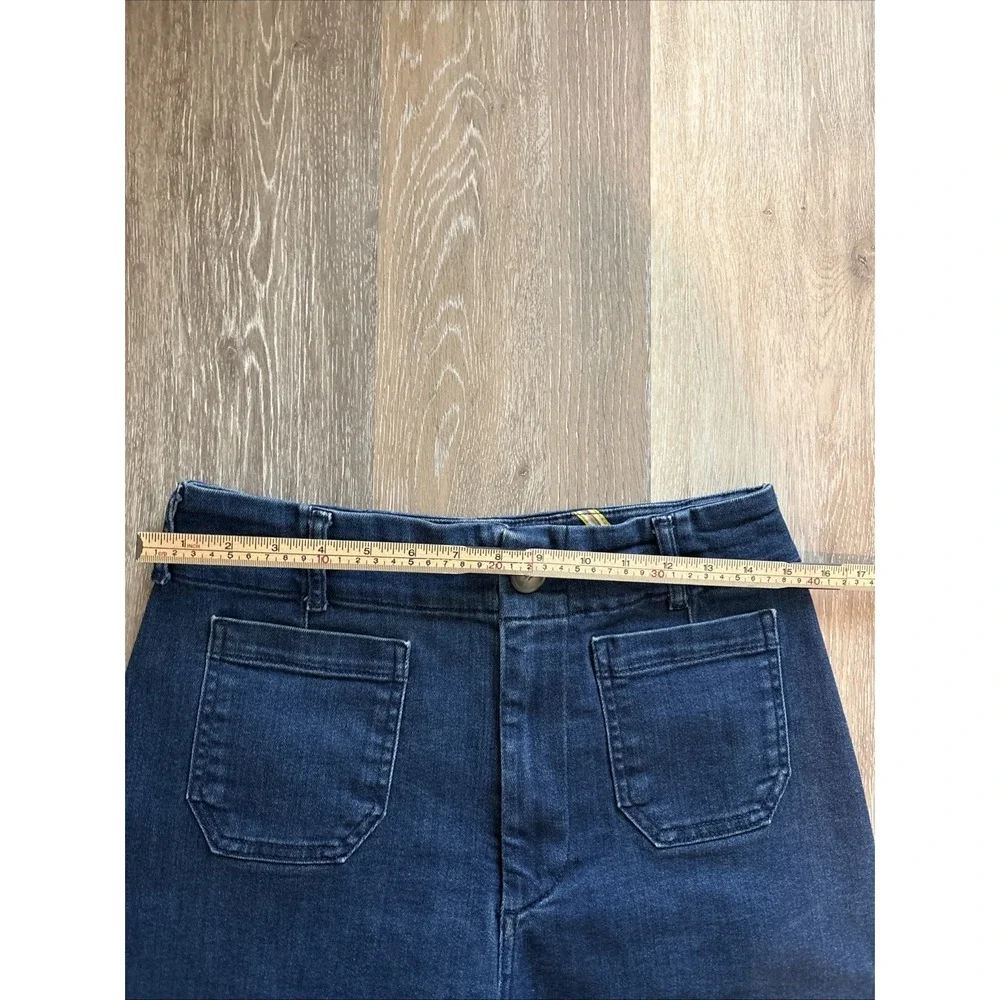 Maeve Colette Crop High-Rise Wide-Leg Jeans Size 30 Anthropologie - Picture 14 of 15